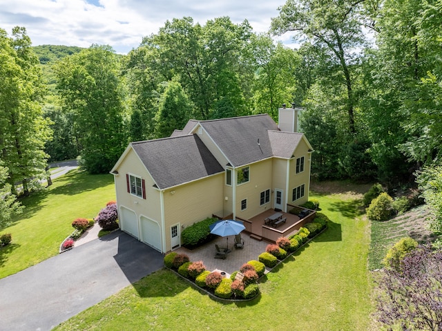 12 Everwood Dr, New Milford, CT 06776 - view of subject property with a heavily wooded area