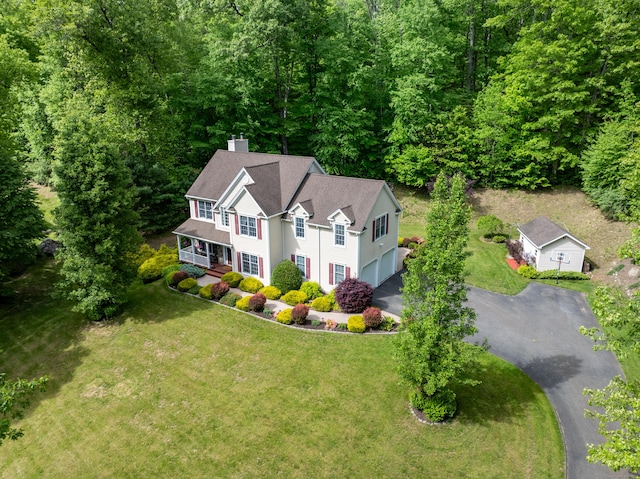 12 Everwood Dr, New Milford, CT 06776 - view of subject property featuring a forest