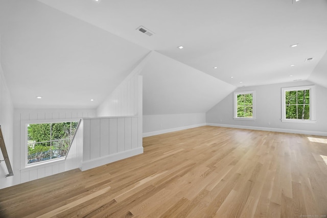 171 Compo Rd S, Westport, CT 06880 - bonus room featuring vaulted ceiling, light wood-style floors, and baseboards