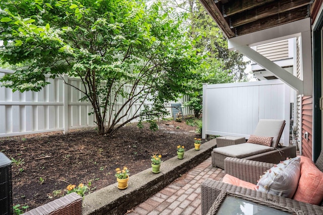 645 Prospect Ave Unit 9, West Hartford, CT 06105 - view of patio / terrace with a fenced backyard