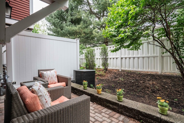 645 Prospect Ave Unit 9, West Hartford, CT 06105 - view of patio with fence and central air condition unit