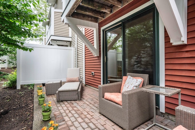 645 Prospect Ave Unit 9, West Hartford, CT 06105 - view of patio featuring fence