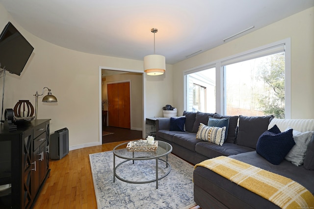 47 Old S Salem Road, Ridgefield, CT 06877 - living area with light wood-style flooring and baseboards