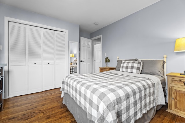 124 Killian Ave, Trumbull, CT 06611 - bedroom with dark wood finished floors and a closet
