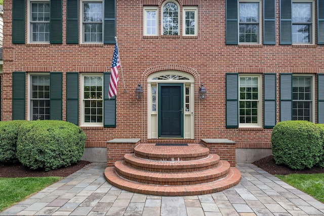 188 Bartlett Dr, Madison, CT 06443 - entrance to property featuring brick siding