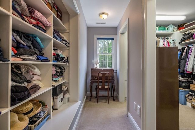188 Bartlett Dr, Madison, CT 06443 - walk in closet featuring carpet floors
