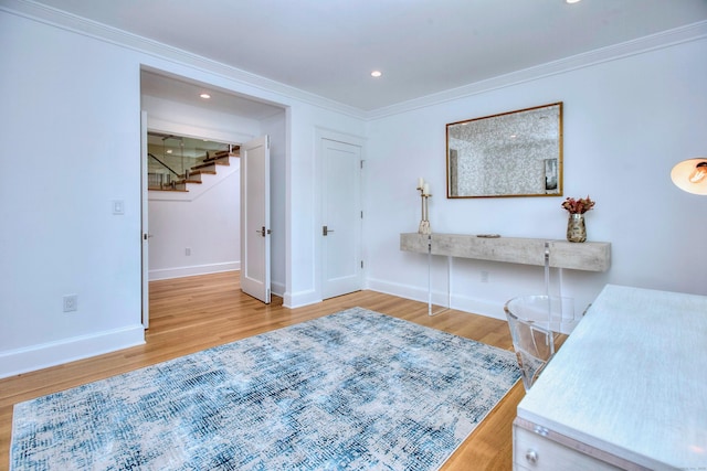 22 Apple Tree Trl, Westport, CT 06880 - office space featuring wood finished floors, ornamental molding, and recessed lighting