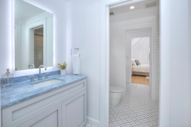 22 Apple Tree Trl, Westport, CT 06880 - ensuite bathroom featuring vanity and tile patterned floors