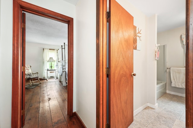 40 Fountainhead Rd, Plymouth, CT 06786 - hallway featuring baseboards and hardwood / wood-style flooring