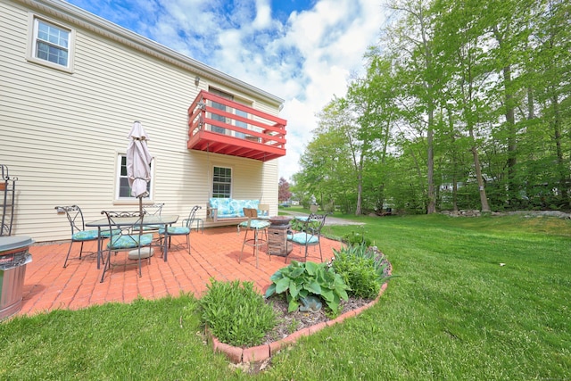 40 Fountainhead Rd, Plymouth, CT 06786 - deck with a patio and a lawn