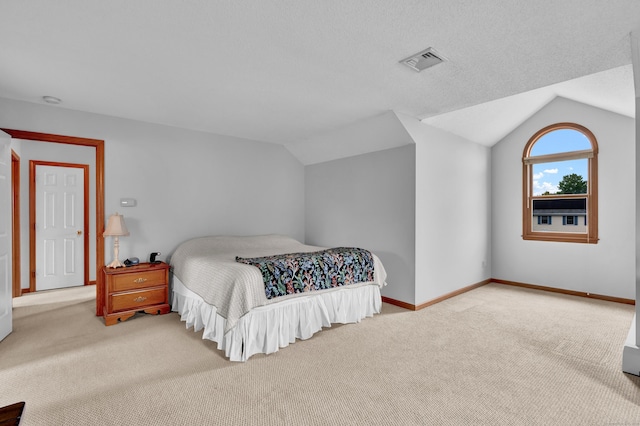 136 Windmill Hl, Wethersfield, CT 06109 - bedroom with vaulted ceiling, carpet flooring, and baseboards