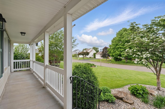 136 Windmill Hl, Wethersfield, CT 06109 - porch with a lawn