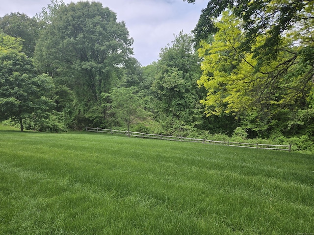 166 Kennedy Rd, Manchester, CT 06042 - view of yard with fence, a forest view, and a view of rural / pastoral area