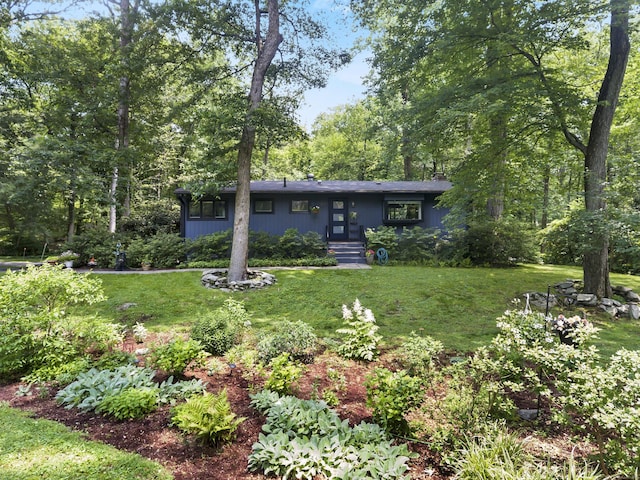 81 Four Brooks Rd, Stamford, CT 06903 - view of front of property featuring a front lawn