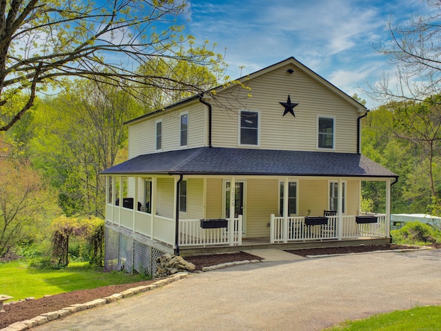 1026 Rte 171, Woodstock, CT 06281 - farmhouse with a porch and roof with shingles