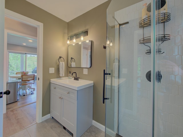 1026 Rte 171, Woodstock, CT 06281 - full bath with a shower stall, vanity, and baseboards