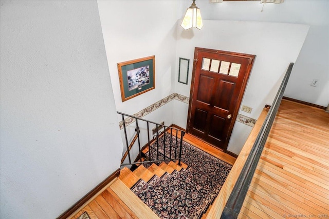 31 Branch Hill Rd, Preston, CT 06365 - entrance foyer featuring wood finished floors and baseboards