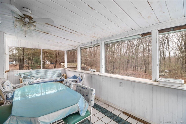 31 Branch Hill Rd, Preston, CT 06365 - sunroom / solarium with a ceiling fan and outdoor dining area