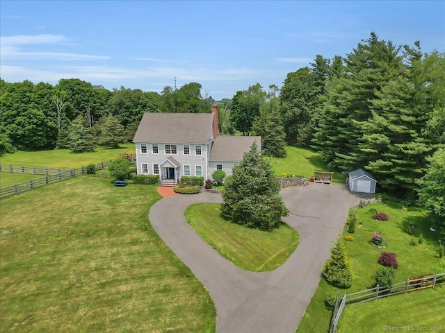100 Round Hill Rd, Middletown, CT 06457 - aerial view of property and surrounding area