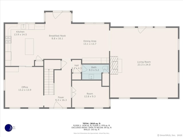 100 Round Hill Rd, Middletown, CT 06457 - floor plan / room layout
