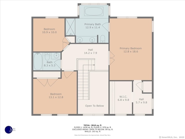 100 Round Hill Rd, Middletown, CT 06457 - property floor plan