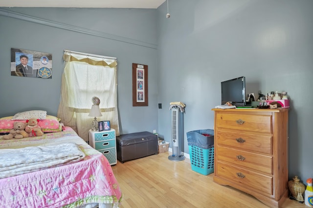 24 Cornell Rd, Danbury, CT 06811 - bedroom featuring wood finished floors and high vaulted ceiling