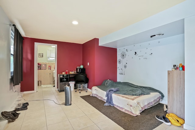 24 Cornell Rd, Danbury, CT 06811 - bedroom with light tile patterned flooring, baseboards, and ensuite bath