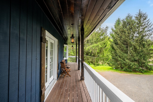 3 Lynns Corner Rd, Woodbury, CT 06798 - view of wooden deck