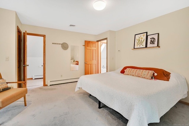 33 Erdoni Rd, Columbia, CT 06237 - carpeted bedroom with a baseboard radiator, baseboard heating, and baseboards