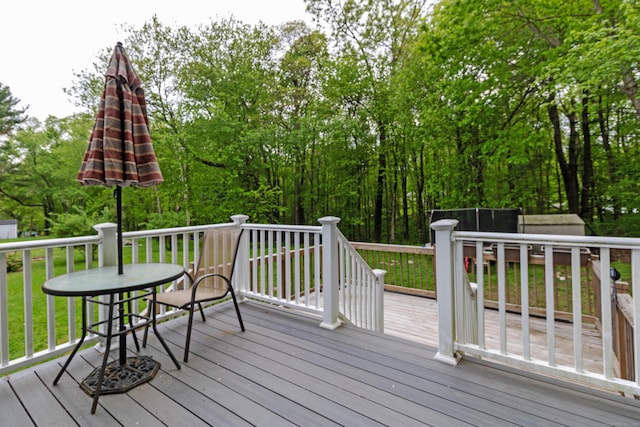 9 Berkshire Dr, East Hampton, CT 06424 - view of deck