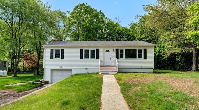 6 Marbil Rd, Danbury, CT 06811 - view of front of home with a garage, a front lawn, and driveway