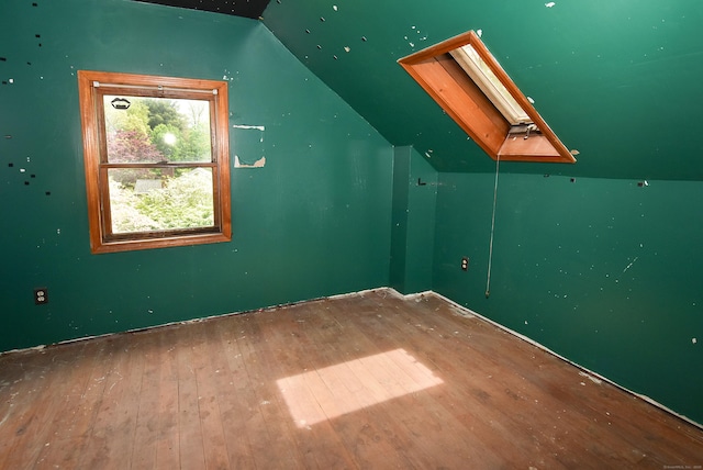 1152 Hartford Tpke, Vernon, CT 06066 - bonus room featuring wood-type flooring and vaulted ceiling
