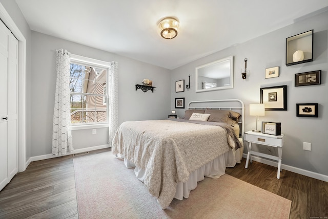 108 Lohse Rd, Willington, CT 06279 - bedroom with baseboards, wood finished floors, and a closet