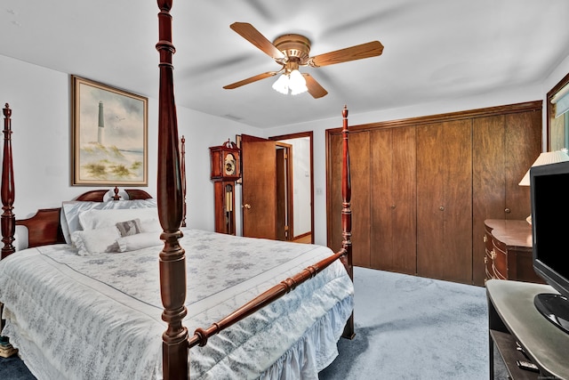 1 Nod Brook Dr, Simsbury, CT 06070 - carpeted bedroom featuring a ceiling fan