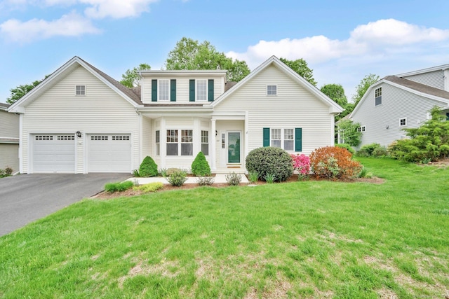 107 Chestnut Hill Rd Unit 107, Portland, CT 06480 - traditional-style house with driveway, an attached garage, and a front lawn