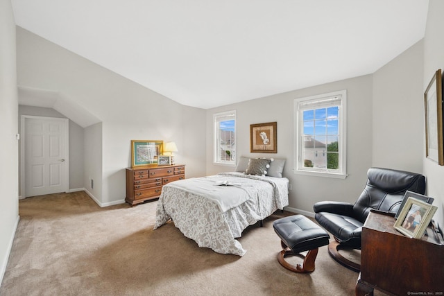107 Chestnut Hill Rd Unit 107, Portland, CT 06480 - carpeted bedroom featuring baseboards and lofted ceiling