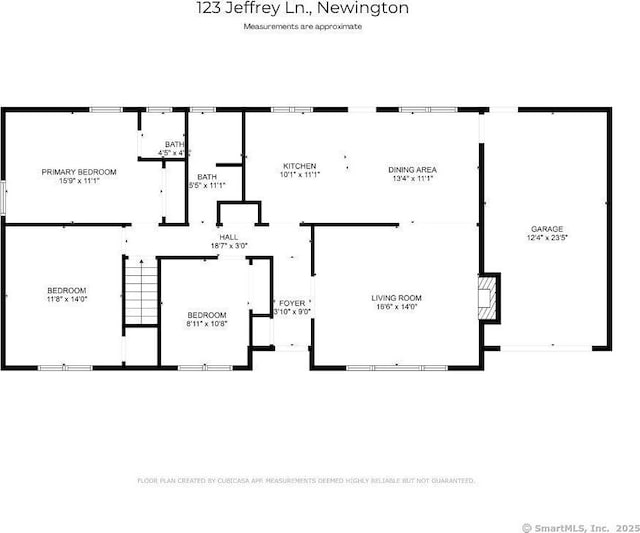 123 Jeffrey Ln, Newington, CT 06111 - room layout