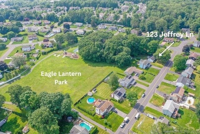 123 Jeffrey Ln, Newington, CT 06111 - view of property location with nearby suburban area and a pool