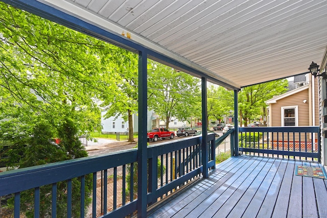 212 Newhall St, New Haven, CT 06511 - deck with a residential view