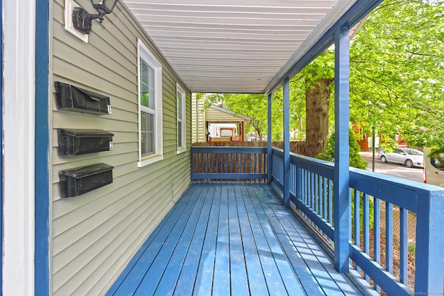 212 Newhall St, New Haven, CT 06511 - wooden deck with covered porch