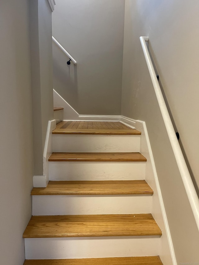 view of stairs