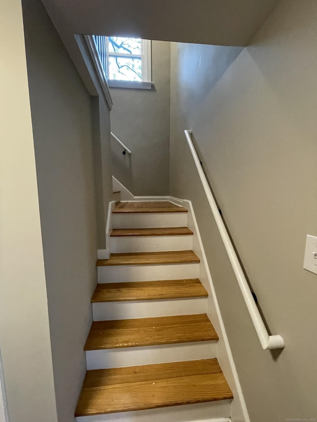 view of staircase