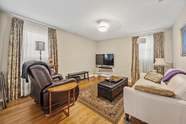 91 Parklawn Dr, Waterbury, CT 06708 - living room featuring wood finished floors