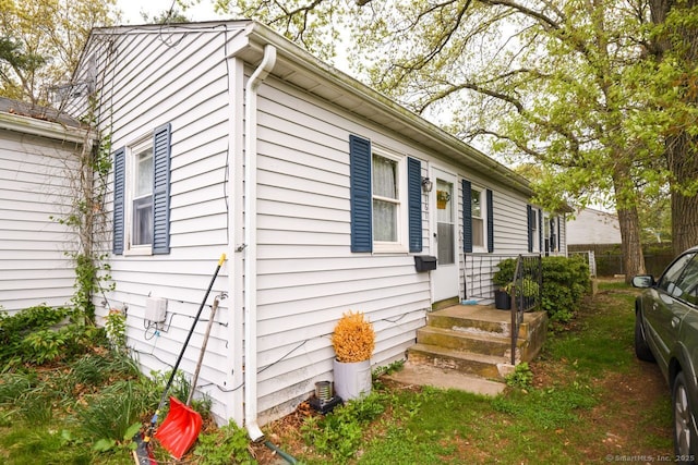 view of side of property