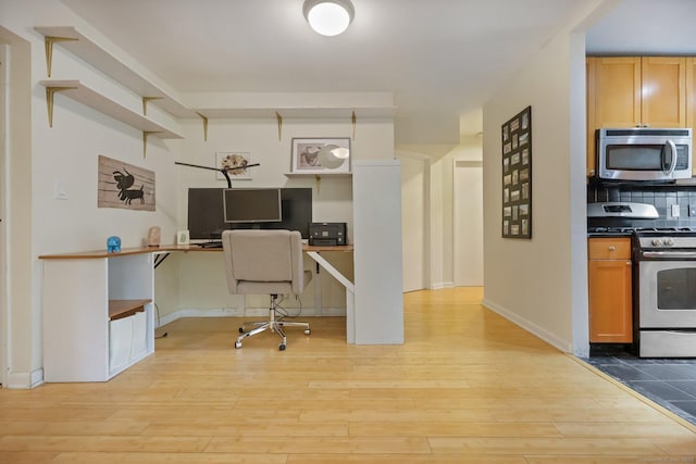7 4th St Unit 1C, Stamford, CT 06905 - office featuring light wood-style floors and baseboards