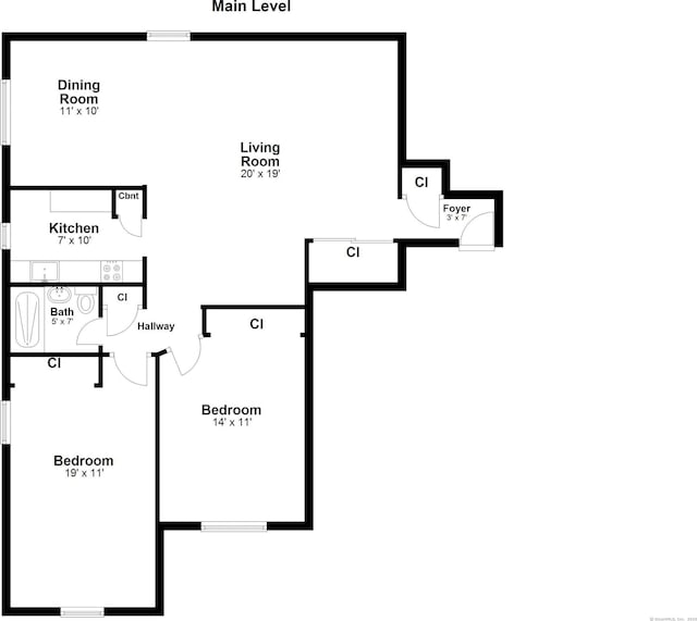 7 4th St Unit 1C, Stamford, CT 06905 - property floor plan