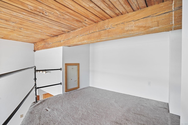 25 Grand St Apt 102, Norwalk, CT 06851 - unfurnished bedroom with carpet floors and wooden ceiling