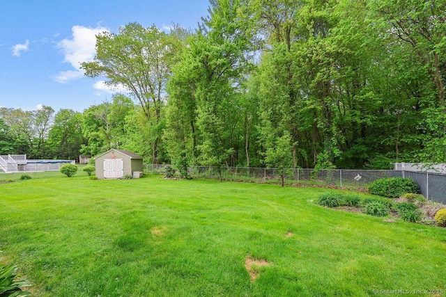 154 Sims Rd, Bristol, CT 06010 - view of yard featuring a storage shed and an outbuilding