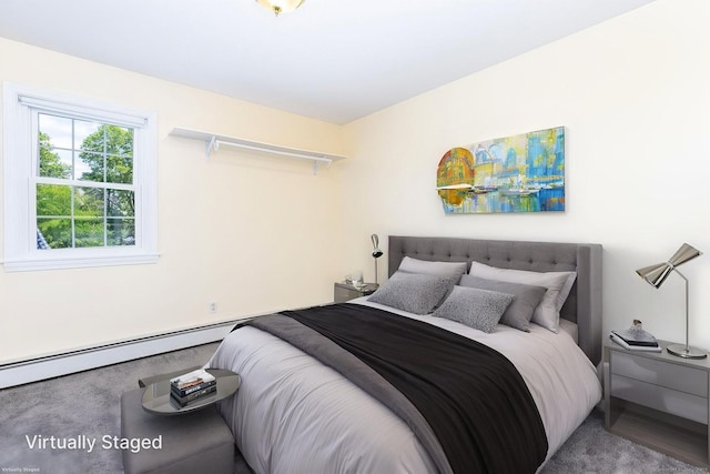 10 Spoonville Rd, East Granby, CT 06026 - bedroom with baseboard heating and carpet