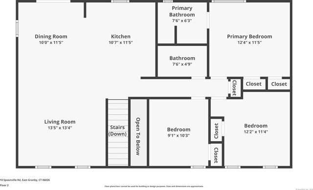10 Spoonville Rd, East Granby, CT 06026 - home floor plan